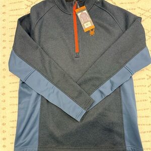 Spyder Men's Charcoal and Slate Zip-Up Sweater